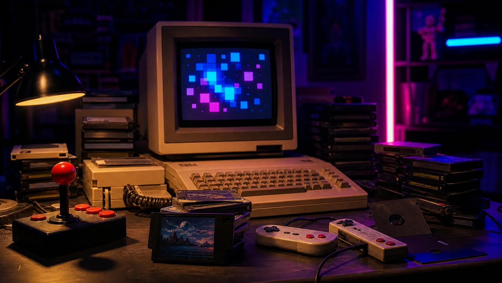 Jeux vidéo rétro et machines d’arcade